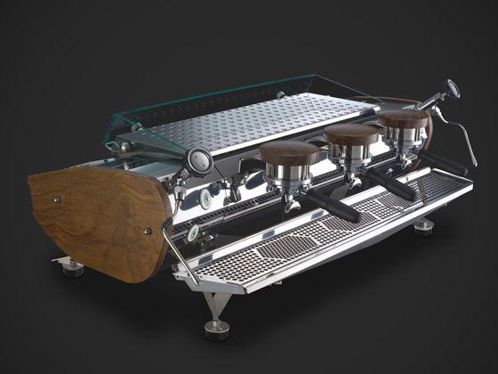And Sexy Espresso Machines To Fulfill Their Hearts They Have Custom Fabricated Wood Side Panels Group Caps On La Marzocco Mistral And Sexy Espresso Machines To Fulfill Their Hearts They Have Custom Fabricated Wood Side Panels Group Caps On La Marzocco Mistral