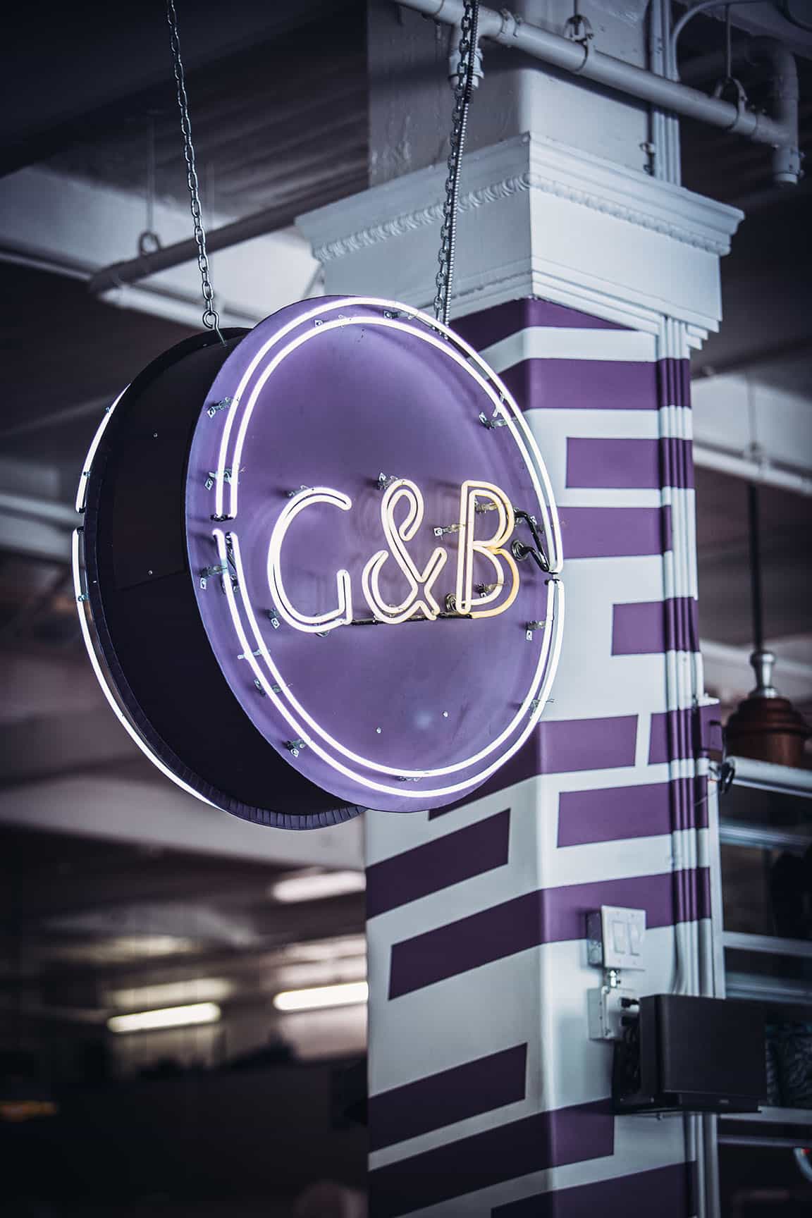 G&B sign