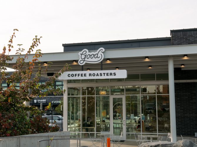 the storefront of a good coffee location