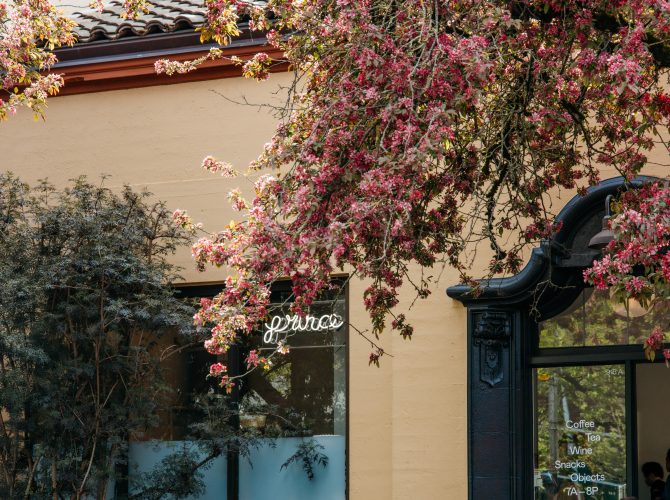 the storefront of prince coffee