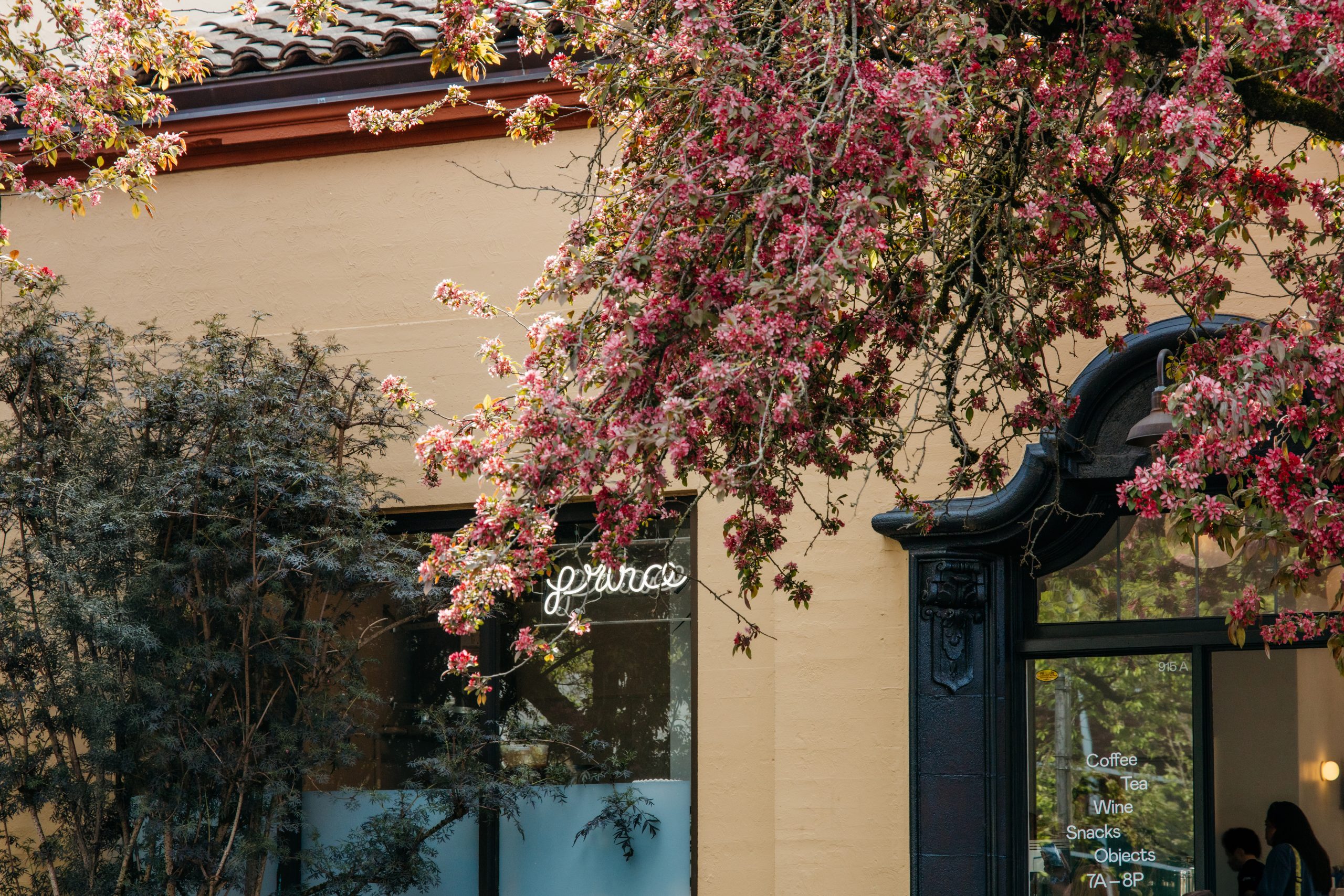 the storefront of prince coffee